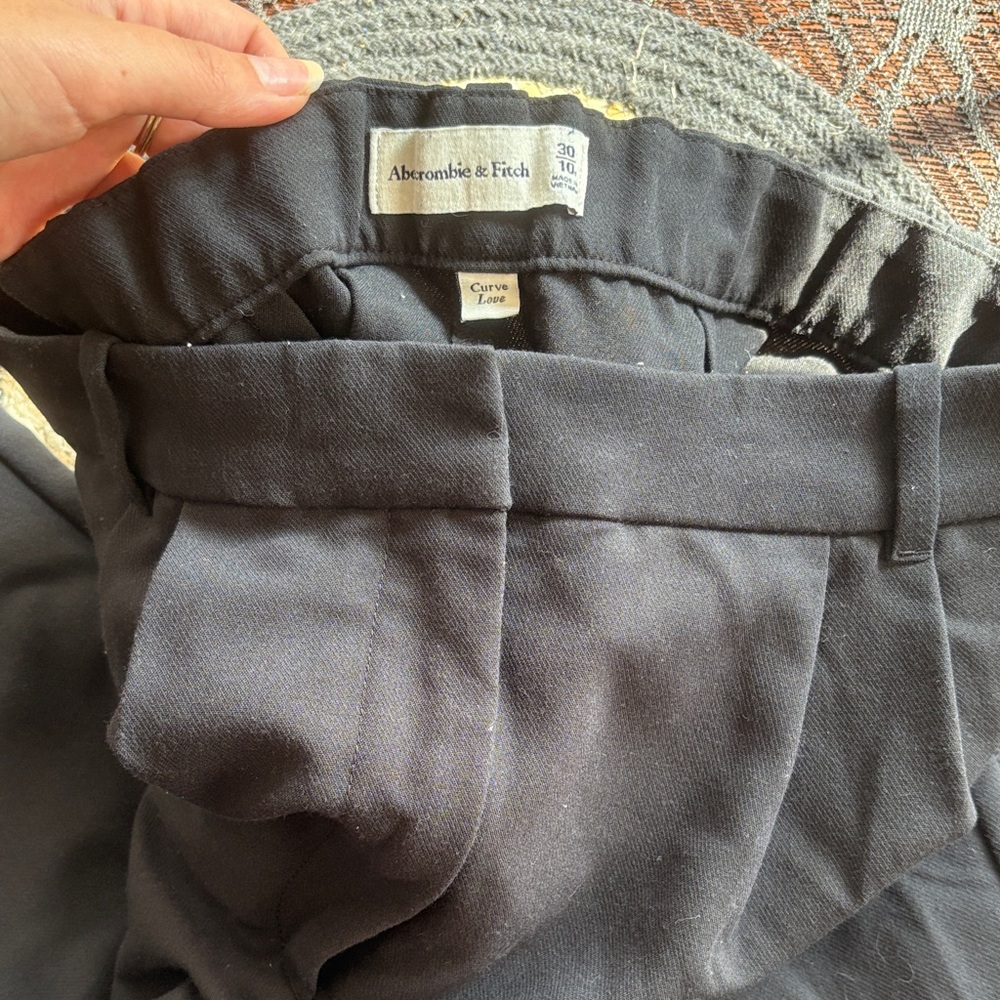 Curve Love A&F Sloane Tailored Wide Leg Pant - Picture 3 of 4